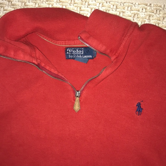 Red Polo pullover - Picture 2 of 2